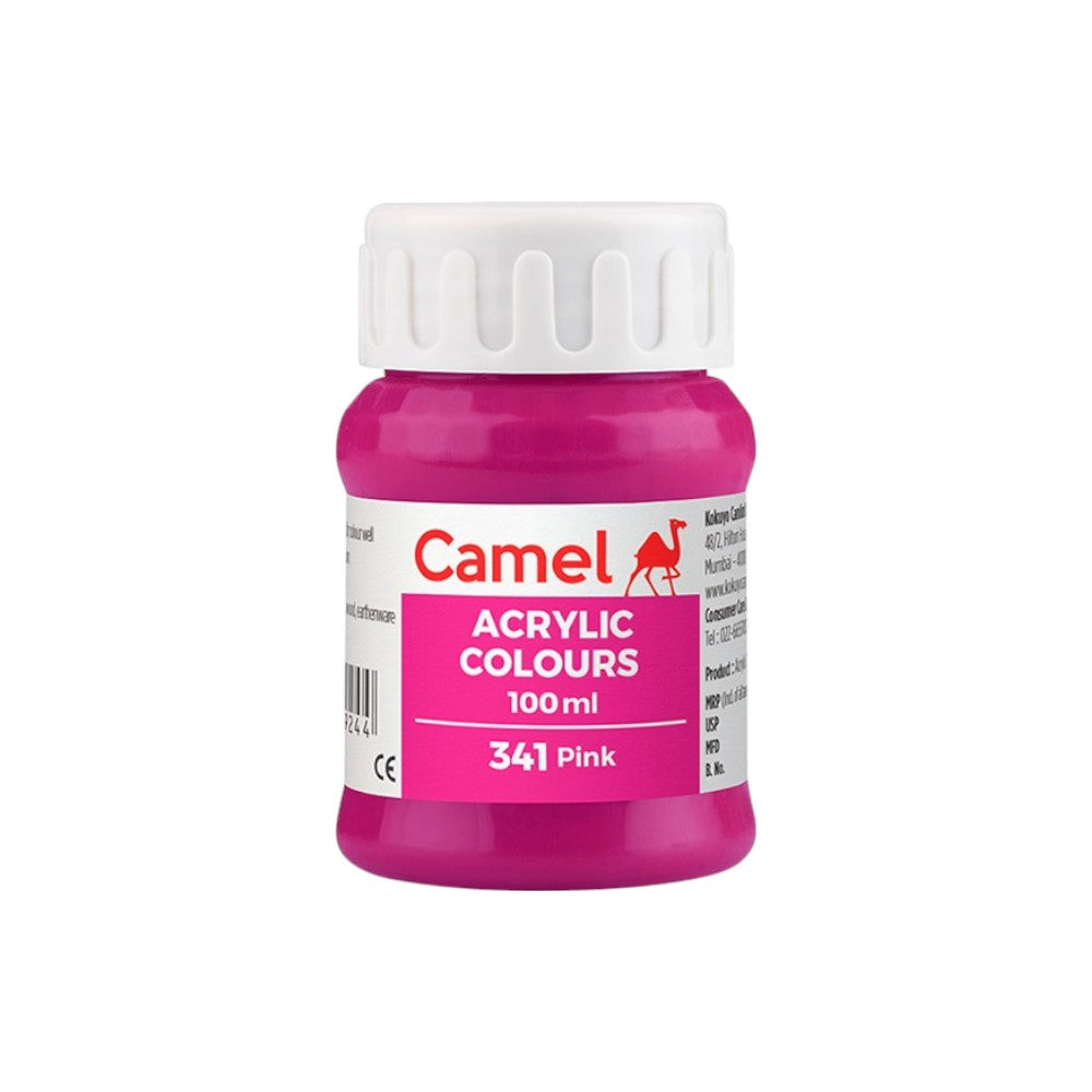 Camel Fabrica Acrylic Colours Ultra (Loose Colours) 100ml - Pink