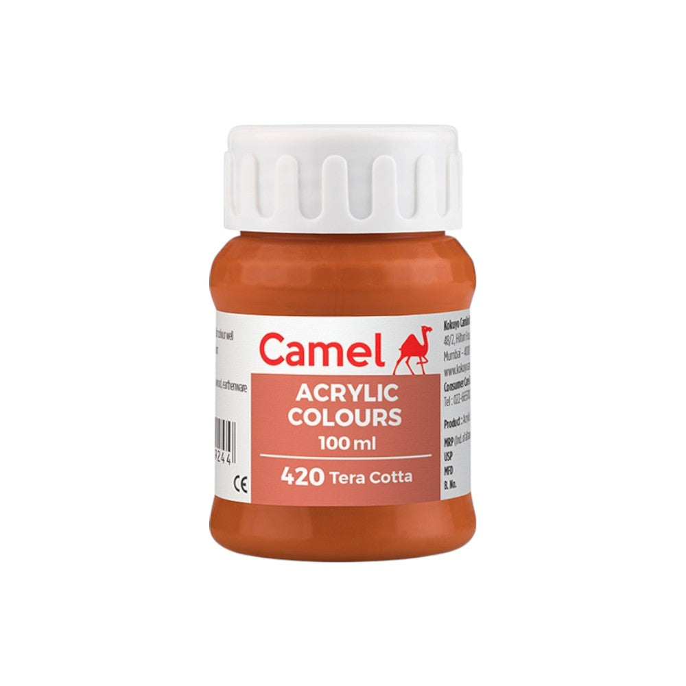 Camel Fabrica Acrylic Colours Ultra (Loose Colours) 100ml - Terracotta