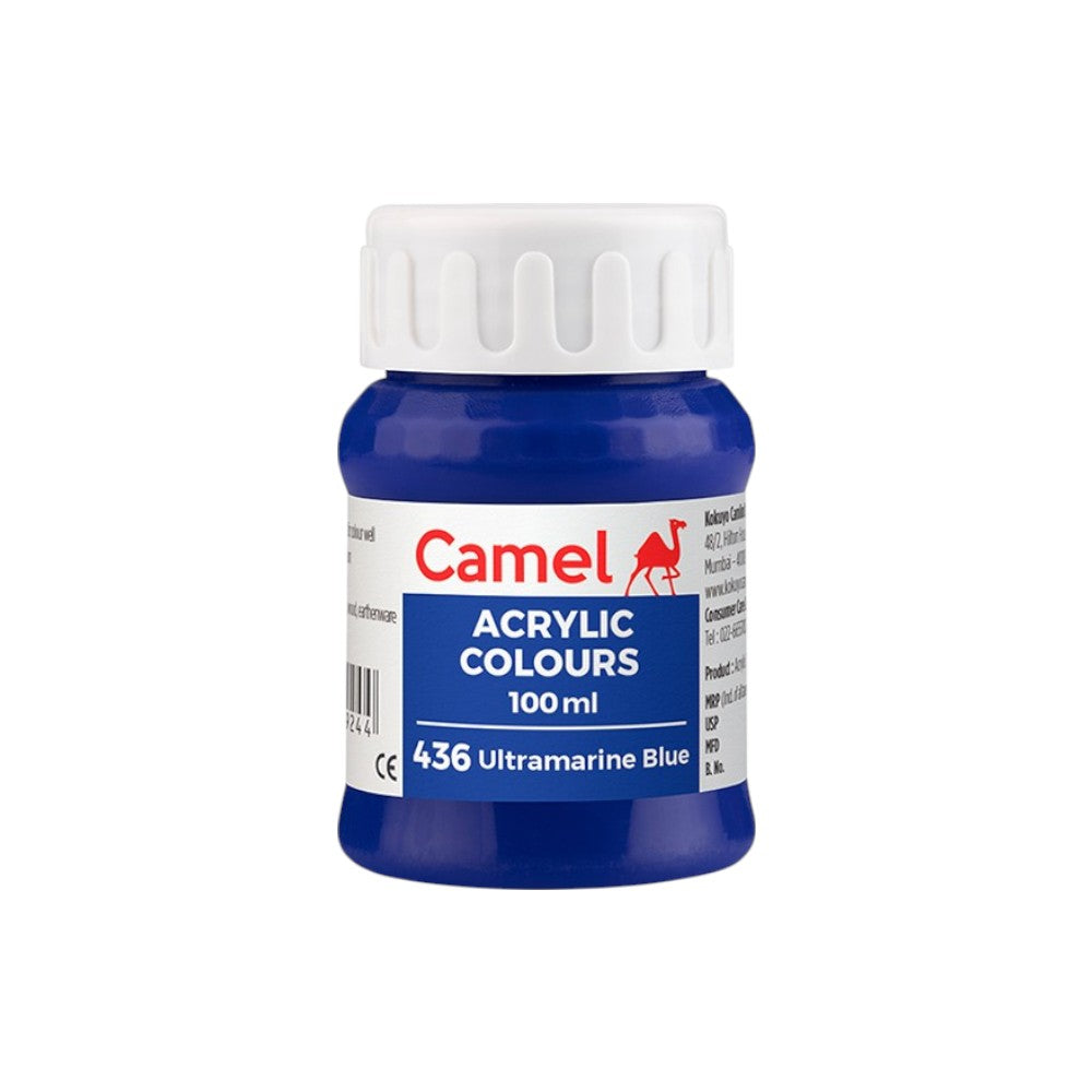 Camel Fabrica Acrylic Colours Ultra (Loose Colours) 100ml - Ultramarine Blue