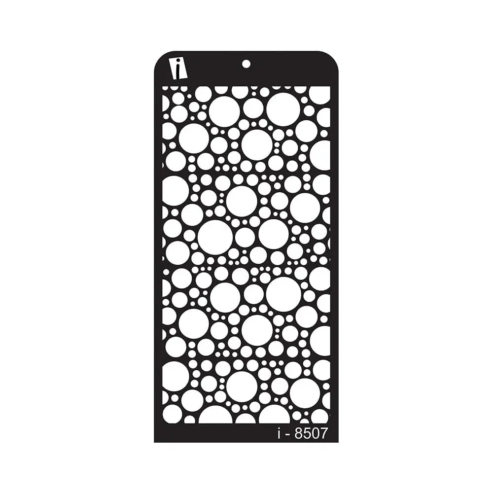 iCraft  Layering  Stencil Bubbles - 4X8 - 8507 iCraft