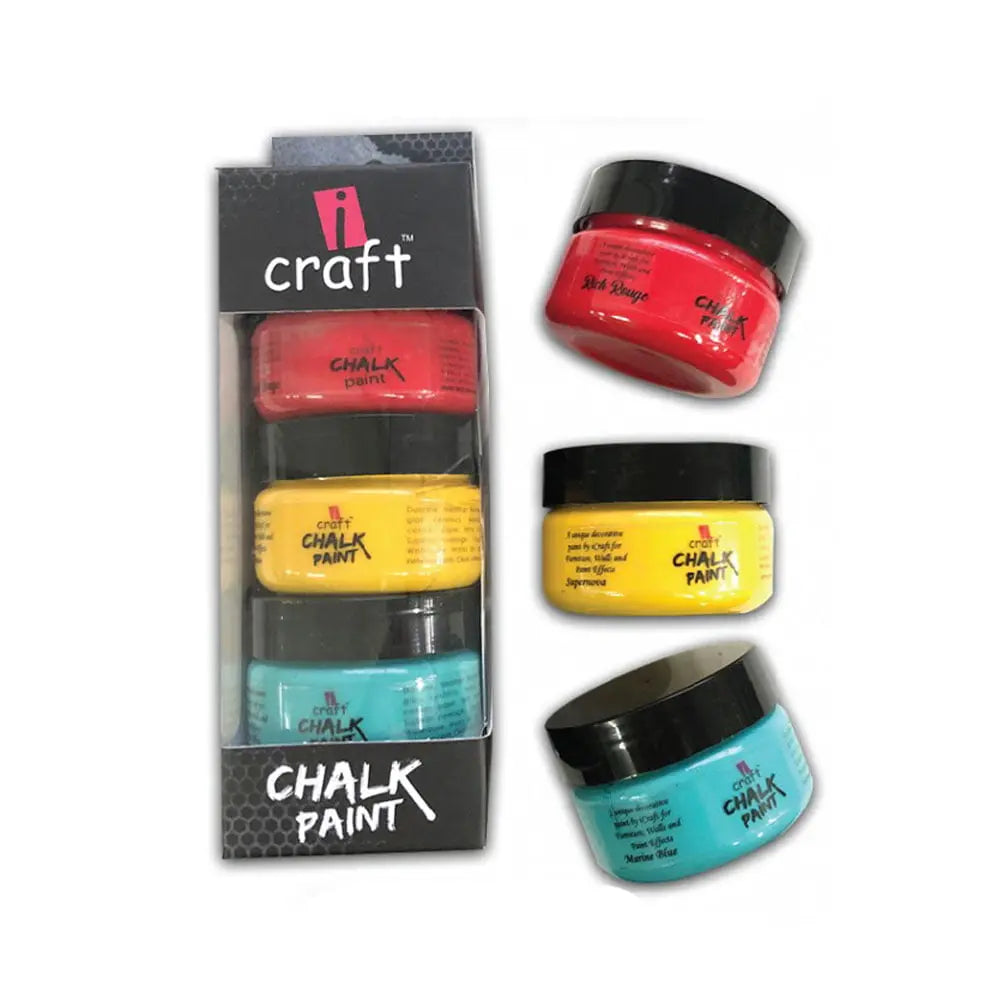 iCraft Chalk Paint Combo -50ML (Choose Combo) iCraft
