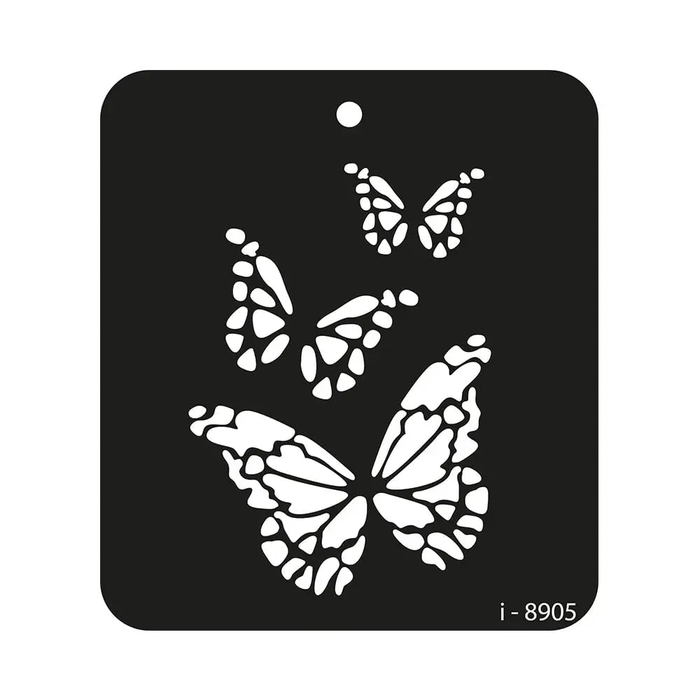 iCraft Mini Butterfly Stencil- 4X4 - 8905 iCraft