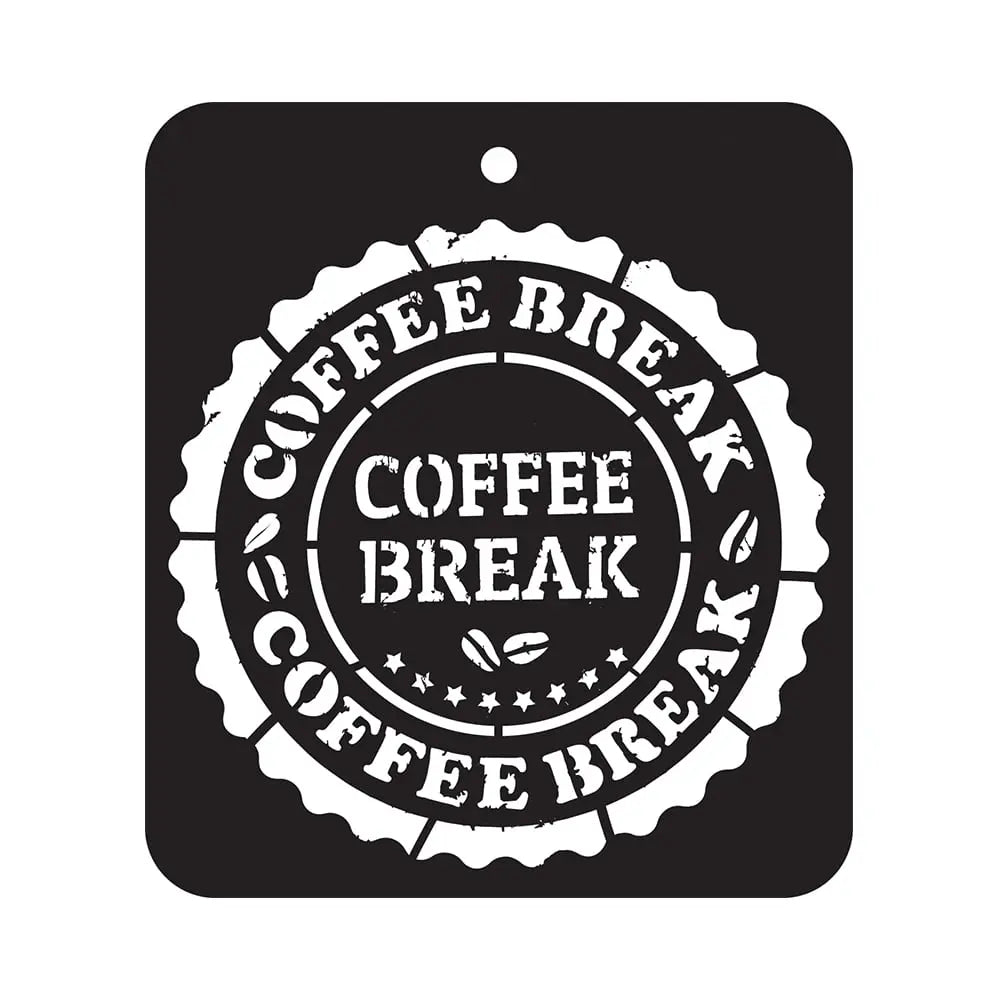 iCraft Mini Coffee Break Stencil-  4X4 - 8969 iCraft
