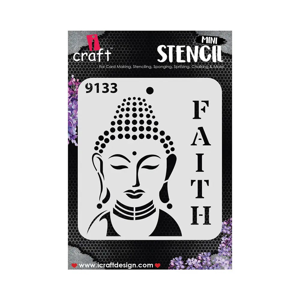 iCraft Mini Faith Stencil- 4X4 - 9133 iCraft