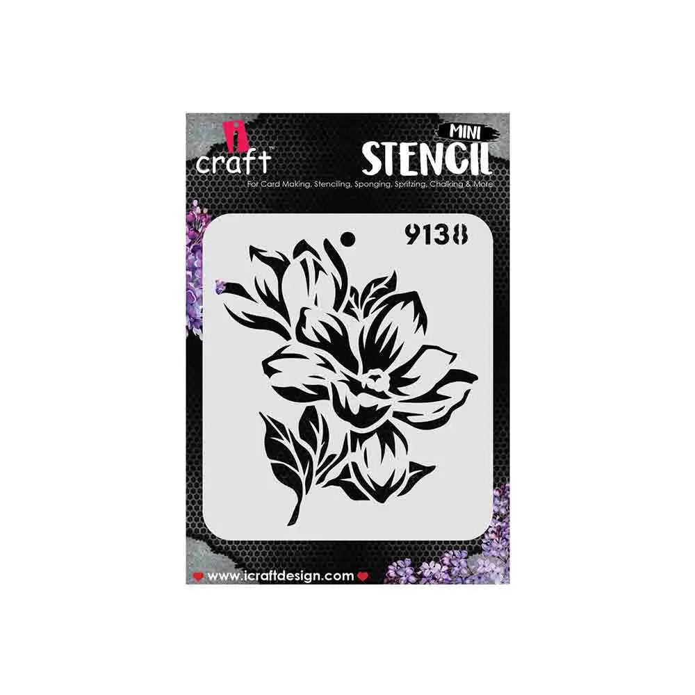 iCraft Mini Flower Stencil- 4X4- 9138 iCraft