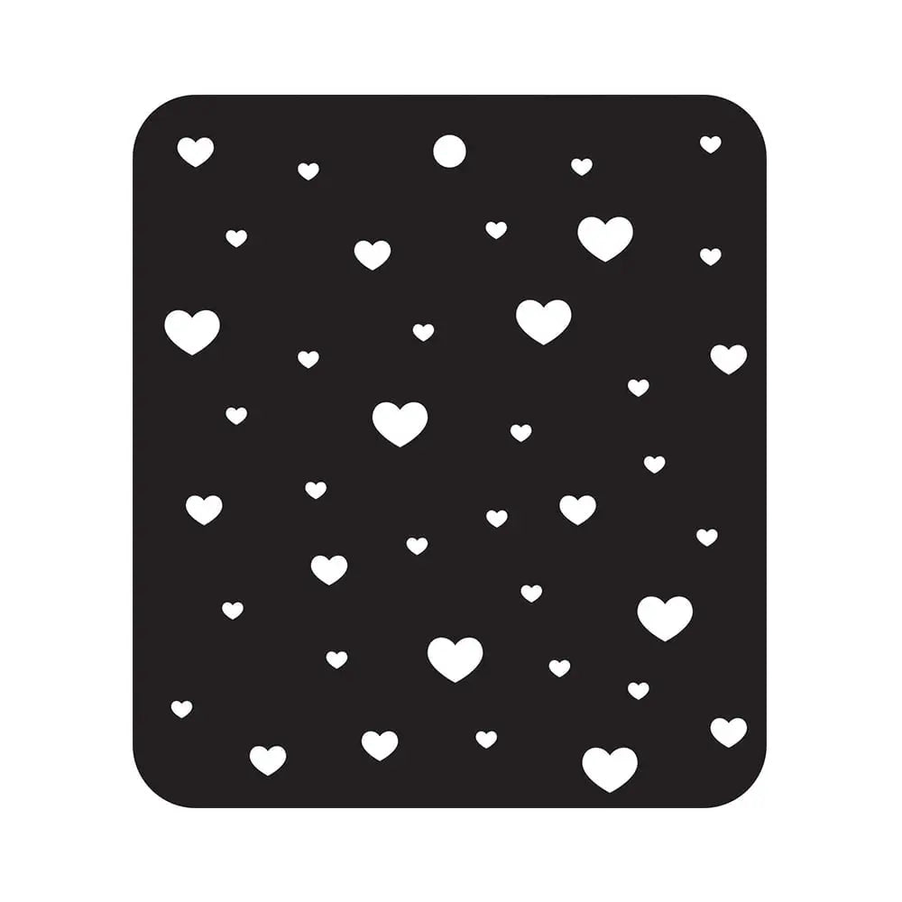 iCraft Mini Heart Pattern Stencil- 4X4 - 8931 iCraft