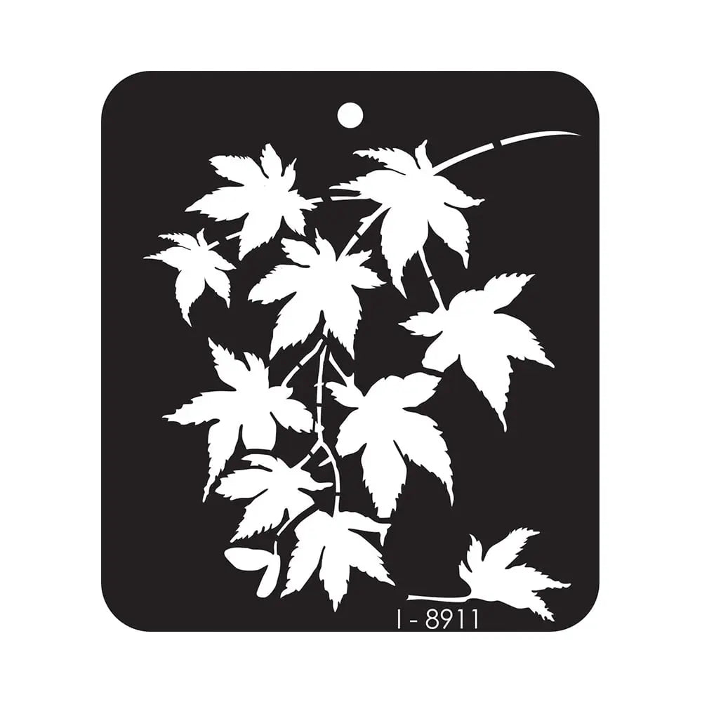 iCraft Mini Maple Leaves Quote Stencil- 4X4 - 8911 iCraft