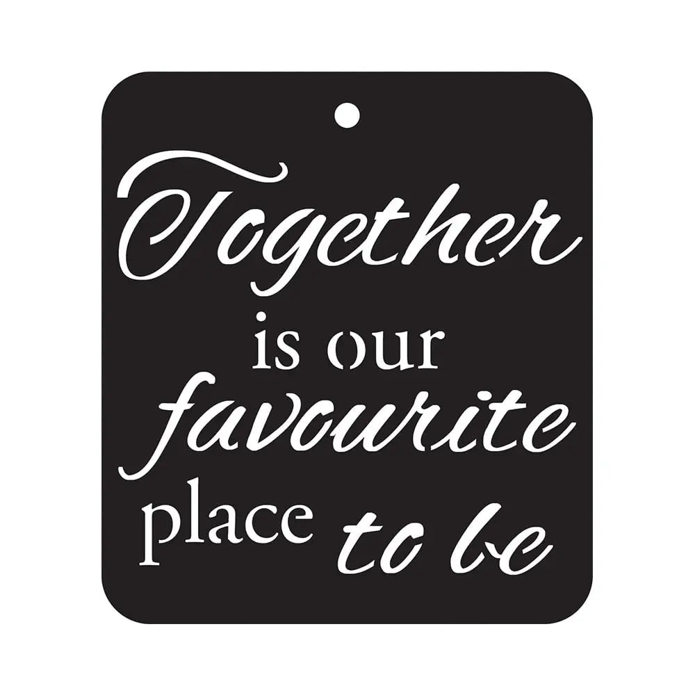 iCraft Mini Together Quote Stencil- 4X4 - 8971 iCraft