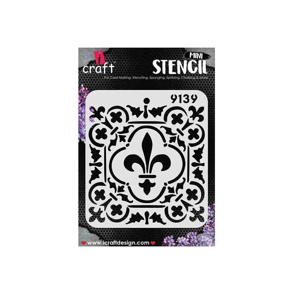 iCraft Mini Traditional Design Stencil- 4X4- 9139 iCraft