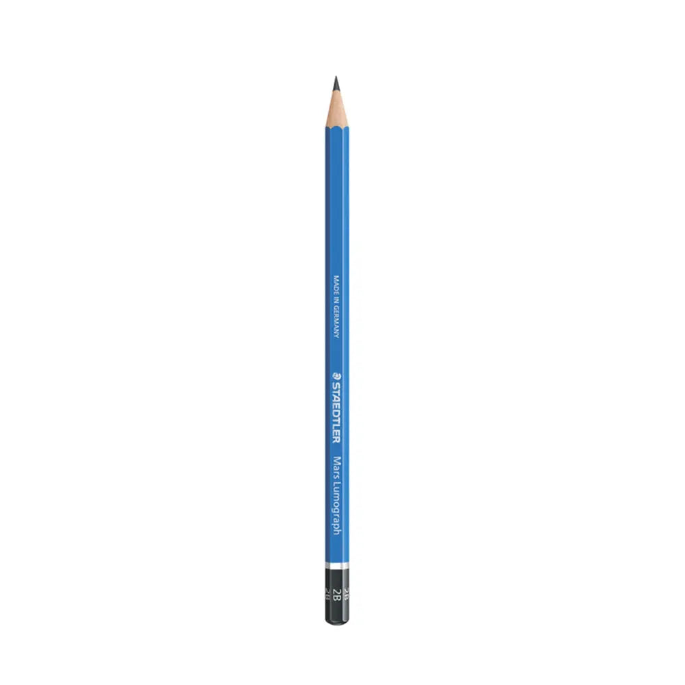 Staedtler Mars Lumograph Pencil Blue 2B - Balanced graphite for writing and sketching