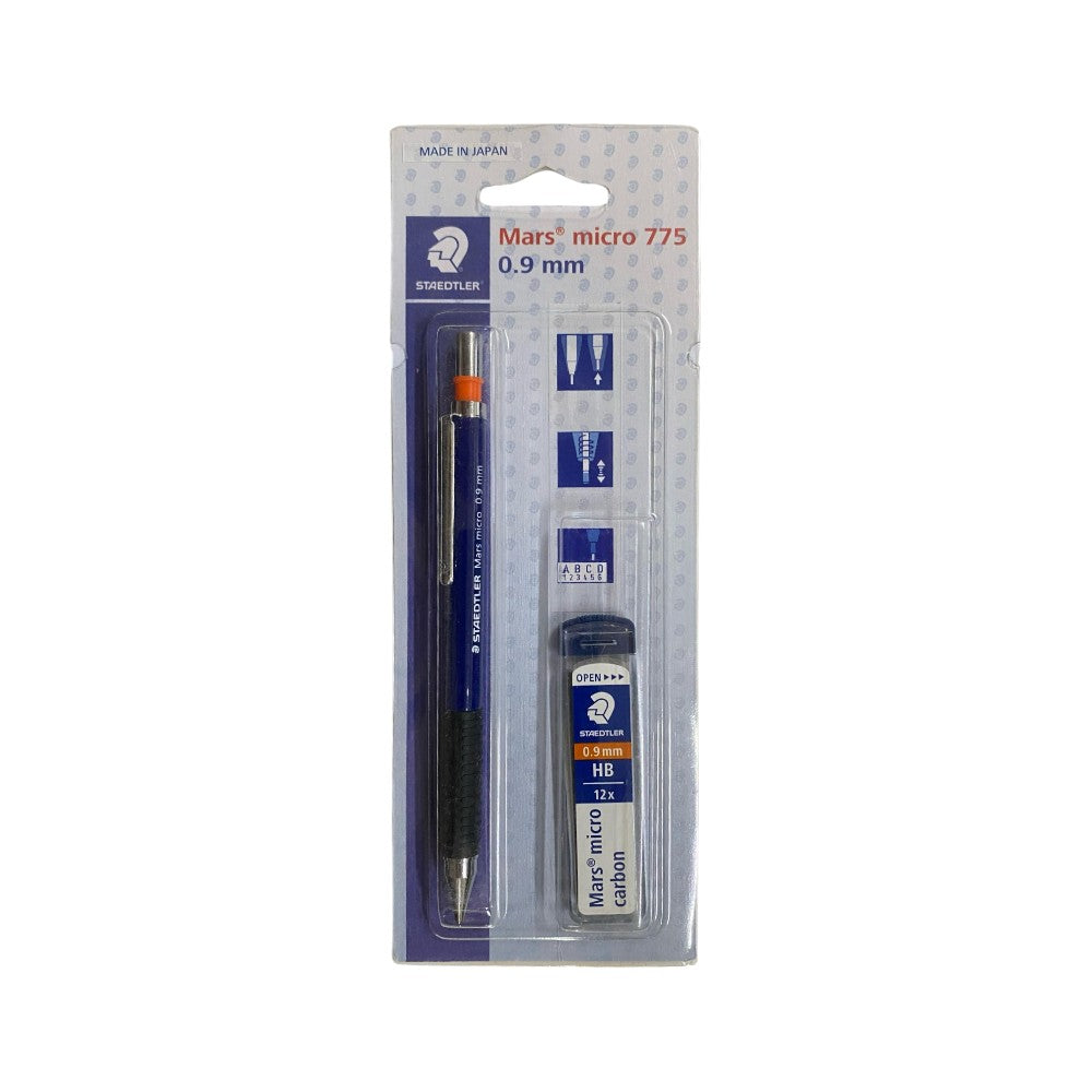 Staedtler Mars Micro 775 Mechanical Pencil - 0.9mm Nib for Bold and Smooth Writing