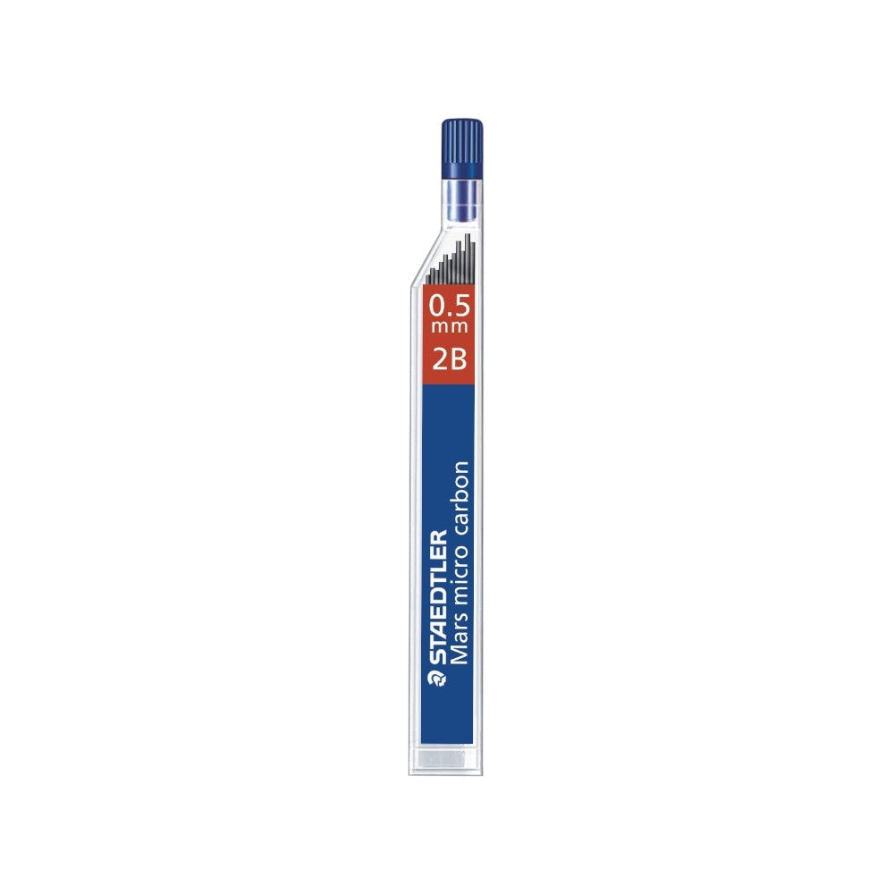 Staedtler Mars Micro Carbon Lead 2B 0.5mm - Rich, dark lead for shading and sketching