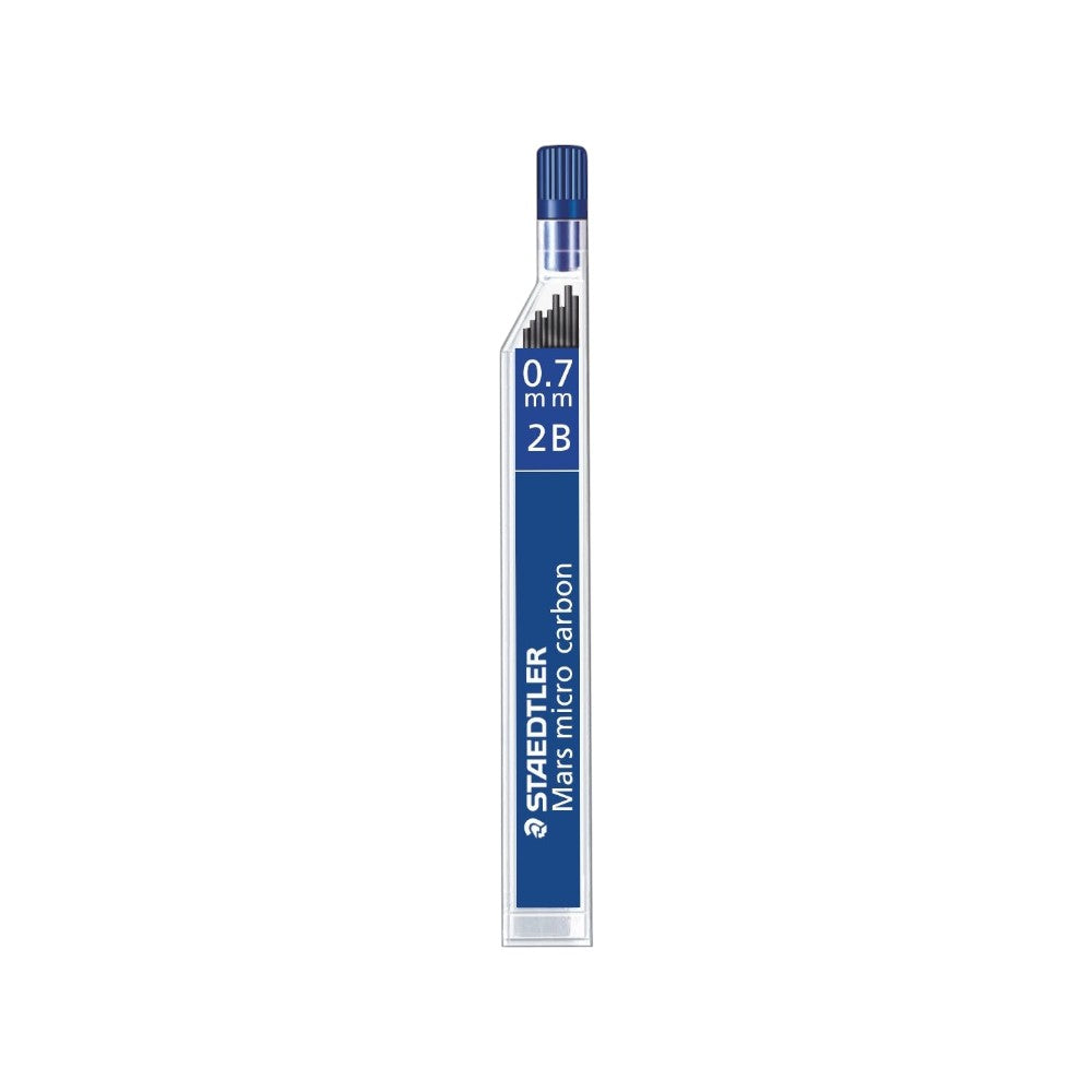 Staedtler Mars Micro Carbon Lead 2B 0.7mm - Soft, dark strokes for artistic work