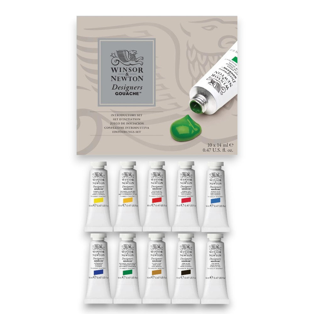 Winsor & Newton Designers Gouache Primary Colour - 6 Tubes Set Winsor & Newton